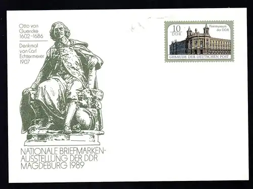 Briefmarkenausstellung der DDr Magdeburg 1989