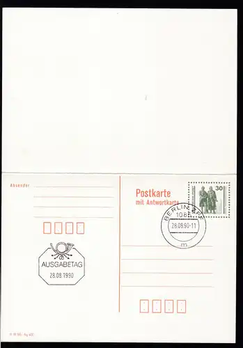 Bauten und Denkmäler 30 Pfg./30 Pfg. mit Ersttadsstempel