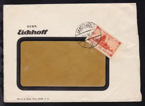 Landschaften 60 C. auf Firmen-Fensterbrief (Gebr. Eickhoff)