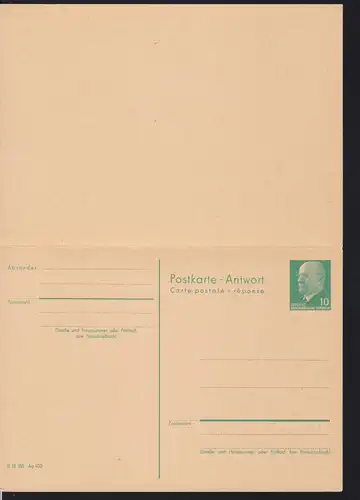 Walter Ulbricht 10 Pfg./10 Pfg.