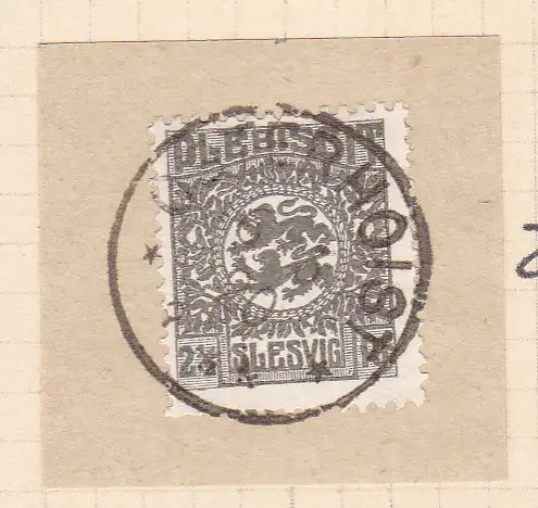 Wappen 2½  Pfg. auf Briefstück mit Stempel OSTERHOIST *** 6.5.20