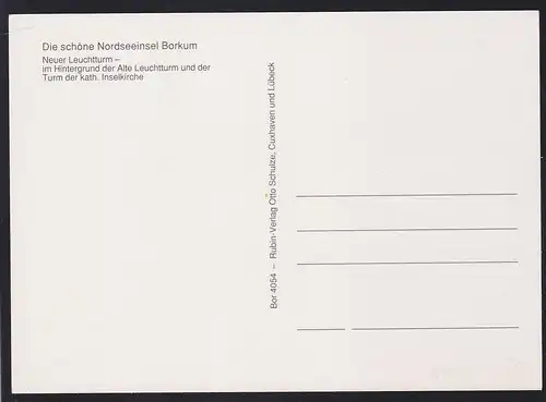 Nordseebad Borkum Neuer Leuchtturm