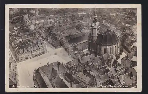 Naumburg a.d.S. Fliegeraufnahme, rs Reste von Klebstreifen