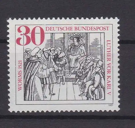 450. Jahrestag des Wormser Reichstages, **