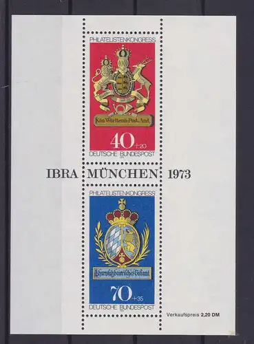 IBRA München 1973, Block **