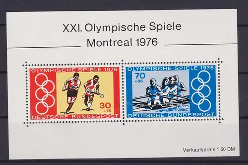 Olympische Sommerspiele Montreal 1976, Block **
