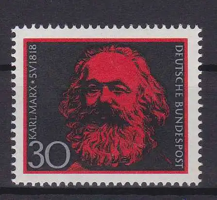 150. Geburtstag von Karl Marx, **
