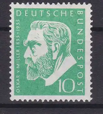 100. Geburtstag von Oskar von Miller, **