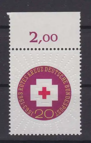 100 Jahre Internationales Rotes Kreuz, Oberrandstück **