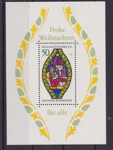 Weihnachten 1976, Block **