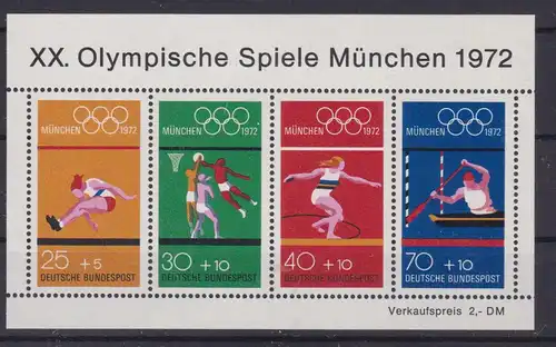 olympische Spiele München 1972, Block **