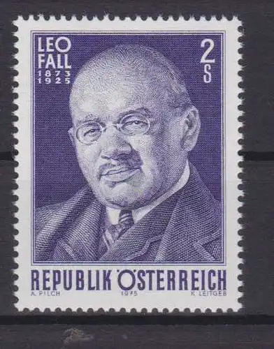 50. Todestag von Leo Fall, **