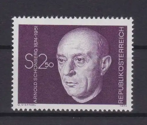 100. Geburtstag von Arnold Schönberg, **