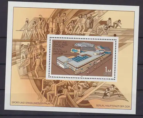 Sport- und Erholungszentrum Berlin, Block **