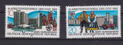 Arbeiterfestspiele der DDR Neubrandenburg 1982, **