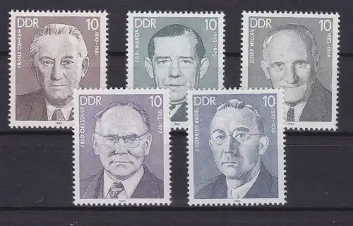 Persönlichkeiten der deutschen Arbeiterbewegung (XI), **