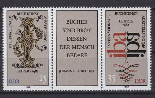 Internationale Buchkunstausstellung Leipzig 1982, Zusammendruck **