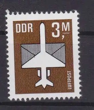 Flugpostmarke 3 M, **