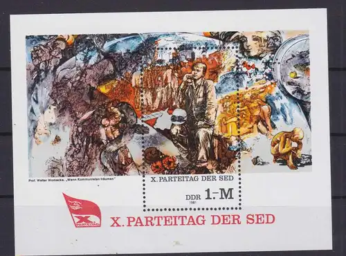 X. Parteitag der SED, Block **