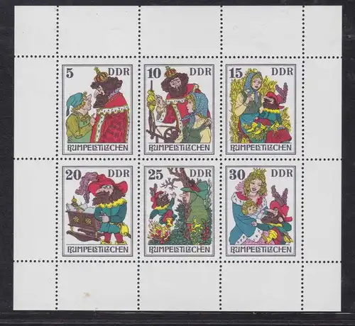 Märchen (XI) Rumpelstilzchen, Kleinbogen **