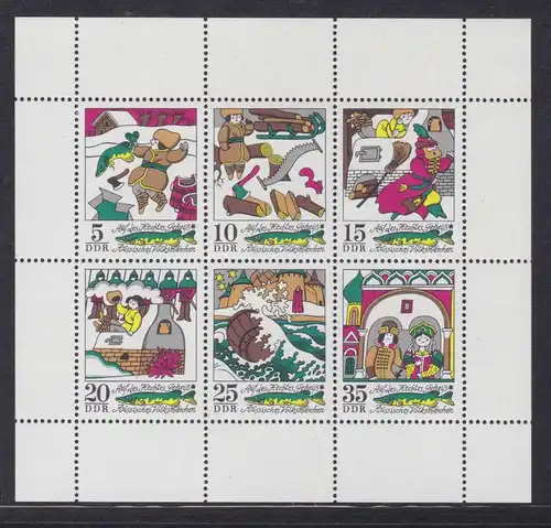 Märchen (VIII) Auf des Hechtes Geheiß, Kleinbogen **