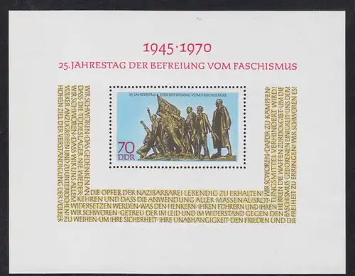 35. Jahrestag der Befreiung, Block **