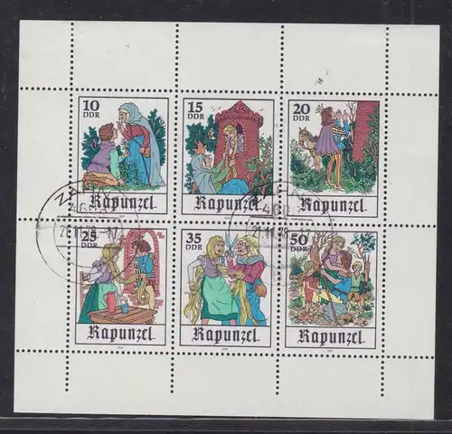 Märchen (XIII) Rapunzel, Kleinbogen 