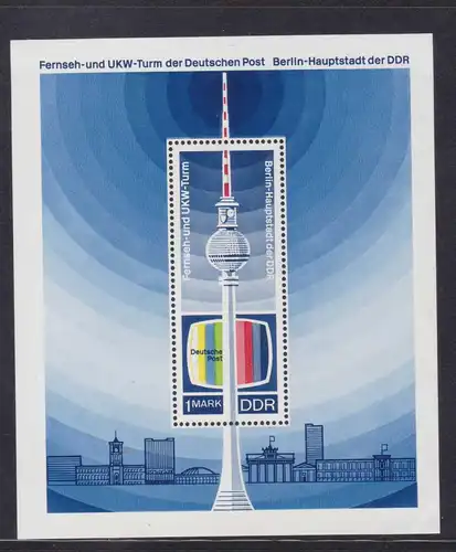 Eröffnung des Fernsehturms, Block **