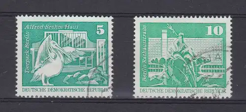 Bauwerke Großformat 5 Pfg. und 10 Pfg.