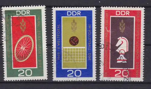 Schach-Mannschafts-WM der Studenten, Dresden; WM im Hallenradsport, Erfurt;