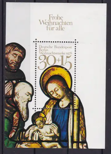 Weihnachten 1978 Block **