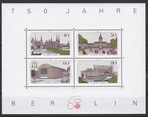 750 Jahre Berlin Block **