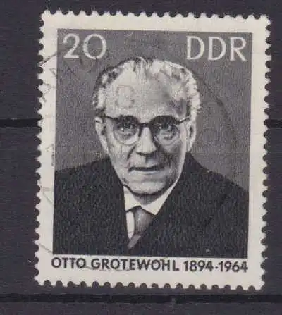 1. Todestag von Otto Grotewohl