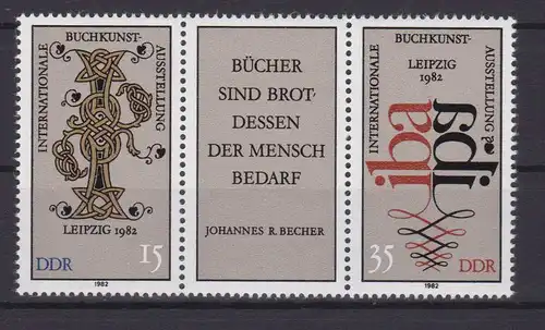 Internationale Buchkunstausstellung Leipzig 1982, Zusammendruck **