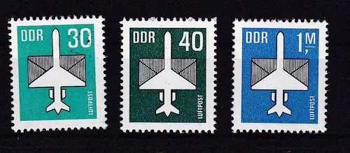 Flugpostmarken 30 Pfg.-1 M., **