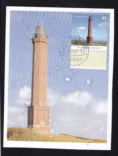 Leuchtturm Norderney auf Maximumkarte