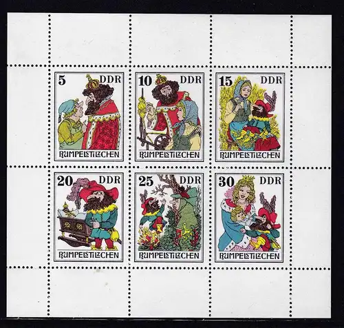 Märchen (XI) Rumpelstilzchen, Kleinbogen **