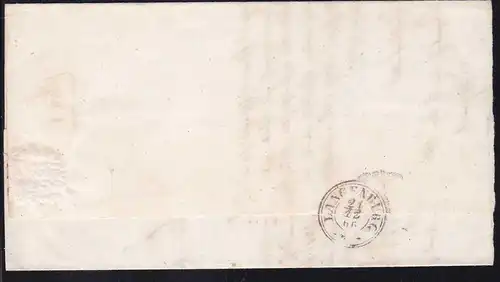 K2 KUPFERZELL 22 DEC 1866 auf Brief