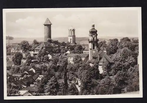 ZWICKAU-OELSNITZ BAHNPOST Zug 2730 30.5.35 auf AK (Auerbach i.V.