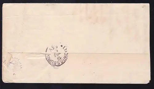 K2 ZWIEFALTEN 17 MAR 1885 auf Brief der Oeconomie-Verwaltung Zwiefalten 
