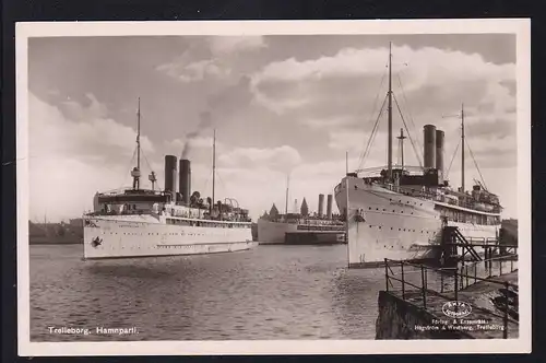 Fährschiffe im Hafen von Trelleborg