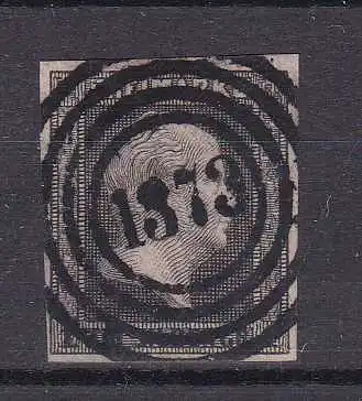 König Friedrich Wilhelm IV 1 Sgr. mit Nummernstempel 1373 (= Schwelm)