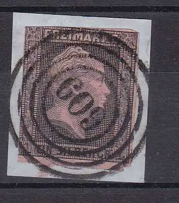 König Friedrich Wilhelm IV 1 Sgr. auf Briefstück mit Nummernstempel 609 