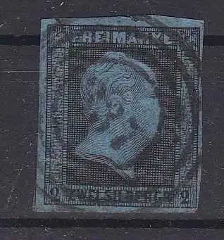 König Friedrich Wilhelm IV 2 Sgr. mit Nummernstempel 337 (= Dortmund)