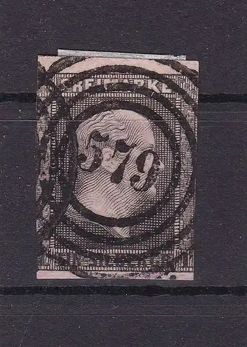 König Friedrich Wilhelm IV 1 Sgr. mit Nummernstempel 579 (= Hamm)