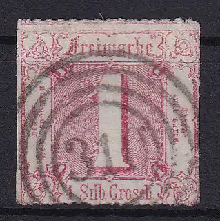 Ziffer 1 Sgr. mit Nummernstempel 310(= Mihla)