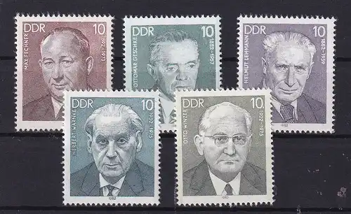 Persönlichkeiten der Deutschen Arbeiterbewegung (X) **