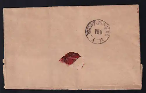 Ziffer 1 Gr. auf Brief mit K2 EIBENSTOCK 31.III.68 nach Dresden