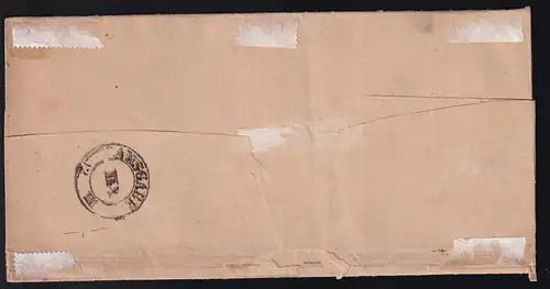 Ziffer 1 Gr. auf Brief mit R3 STOLLBERG B. CHEMNITZ 11.III.69 nach Leipzig, 