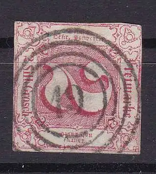 Ziffer 2 Sgr. mit Nummernstempel 19 (= Friedewald)